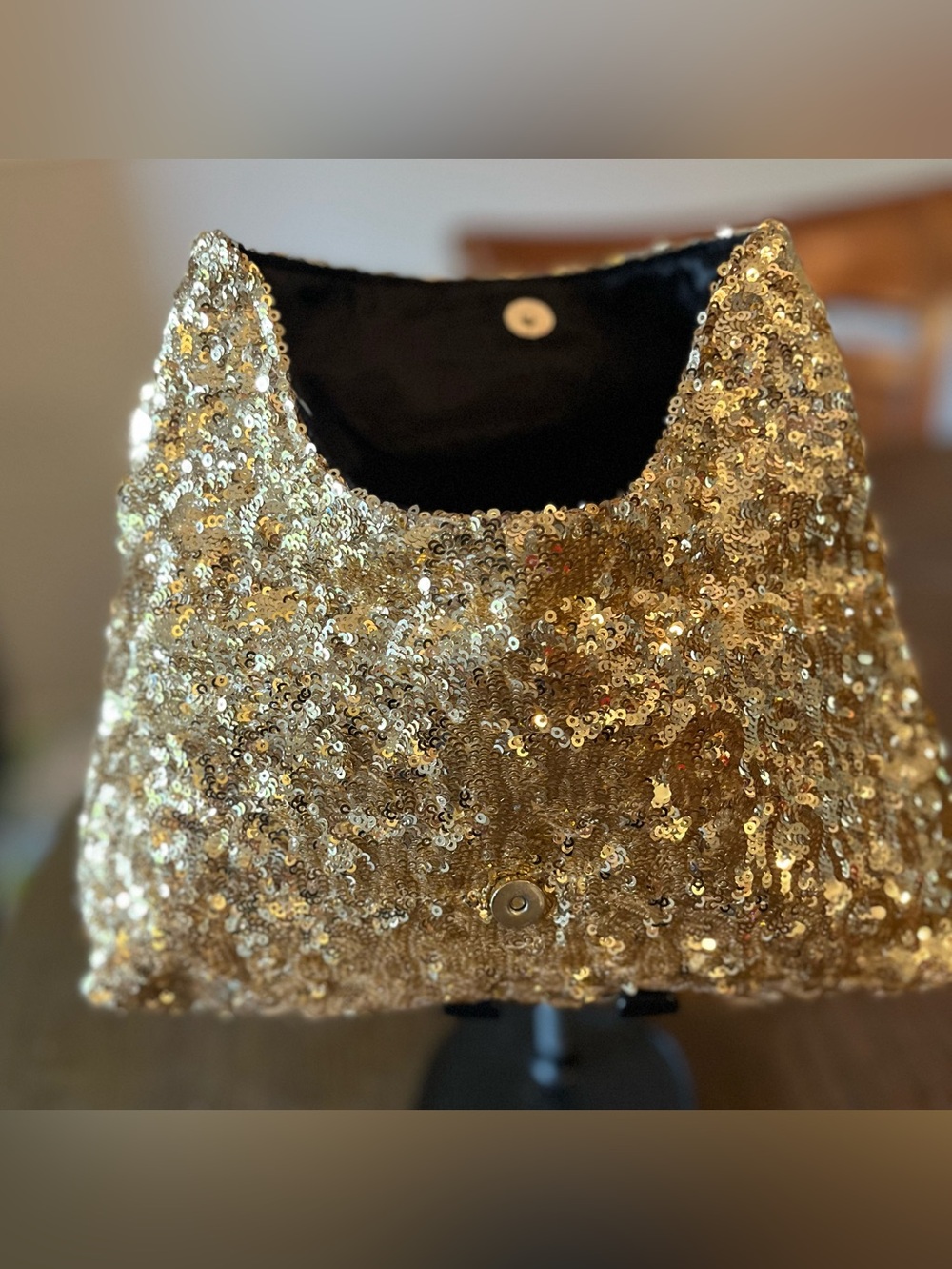 Victoria's Secret Gold Sequin Wristlet